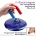 DmHirmg Large U-Shaped Manget,Magnetic Putty Magnetic Slime Putty Includes Super Magnet Putty with Magnet and Monster for Fun for Kids by GoldenMonkeysBlue Blue B07GLFPSJ8